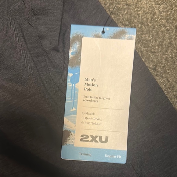 COPY - 2XU Men's Black Polo Shirt - Picture 2 of 3